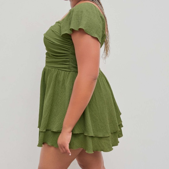 CIDER Green MINI DRESS - Picture 4 of 5